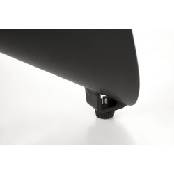 'GIOVANI Round Table, Top - Green Marble, Legs - Black' 'GIOVANI Round Table, Top - Green Marble, Legs - Black'