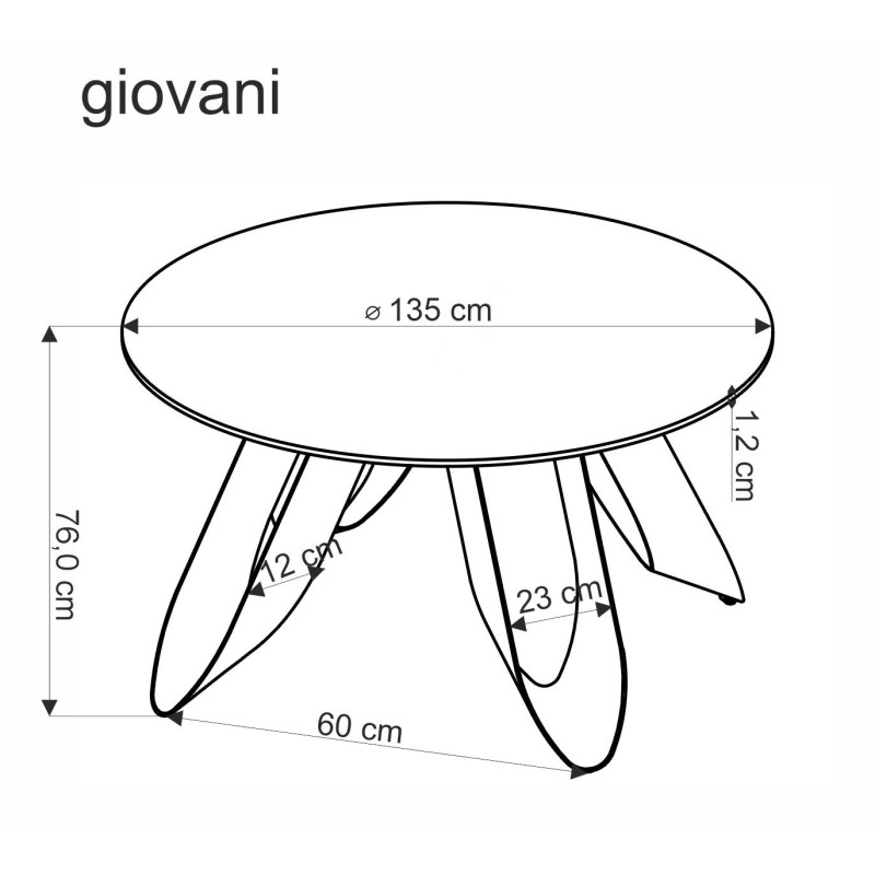 'GIOVANI Round Table, Top - Green Marble, Legs - Black' 'GIOVANI Round Table, Top - Green Marble, Legs - Black'