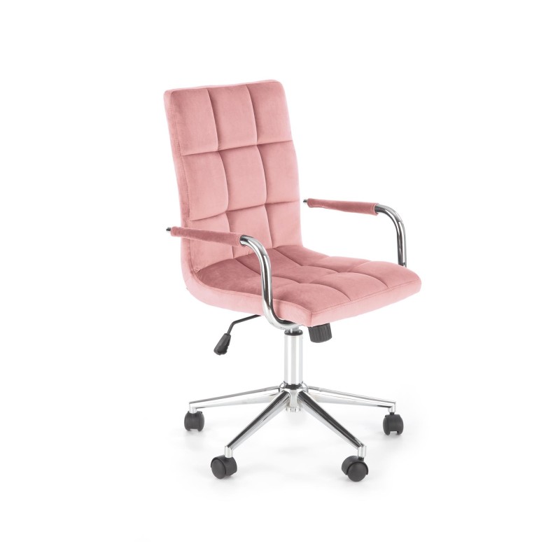 'GONZO 4 Youth Armchair in Pink Velvet' 'GONZO 4 Youth Armchair in Pink Velvet'