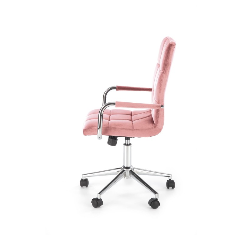 'GONZO 4 Youth Armchair in Pink Velvet' 'GONZO 4 Youth Armchair in Pink Velvet'