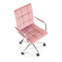'GONZO 4 Youth Armchair in Pink Velvet' 'GONZO 4 Youth Armchair in Pink Velvet'