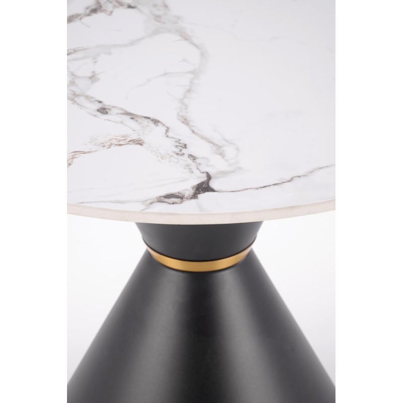 'GORETTI_S White Marble / Black Bench' 'GORETTI_S White Marble / Black Bench'