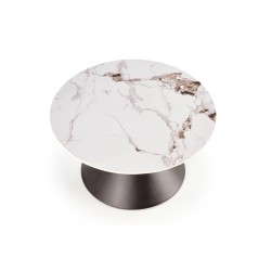 GORETTI ława biały marmur / czarny (2p 1szt) GORETTI ława biały marmur / czarny (2p 1szt)