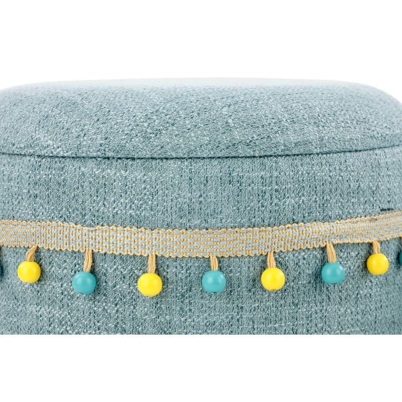 'GRADO Set of 2 Poufs, Light Blue' 'GRADO Set of 2 Poufs, Light Blue'