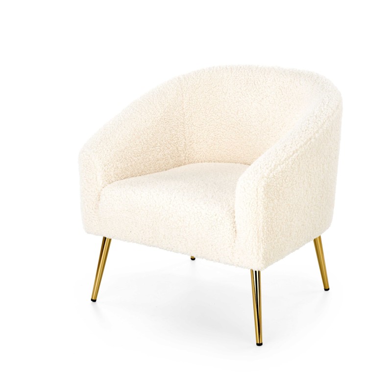 'GRIFON Cream / Gold Relaxation Armchair' 'GRIFON Cream / Gold Relaxation Armchair'