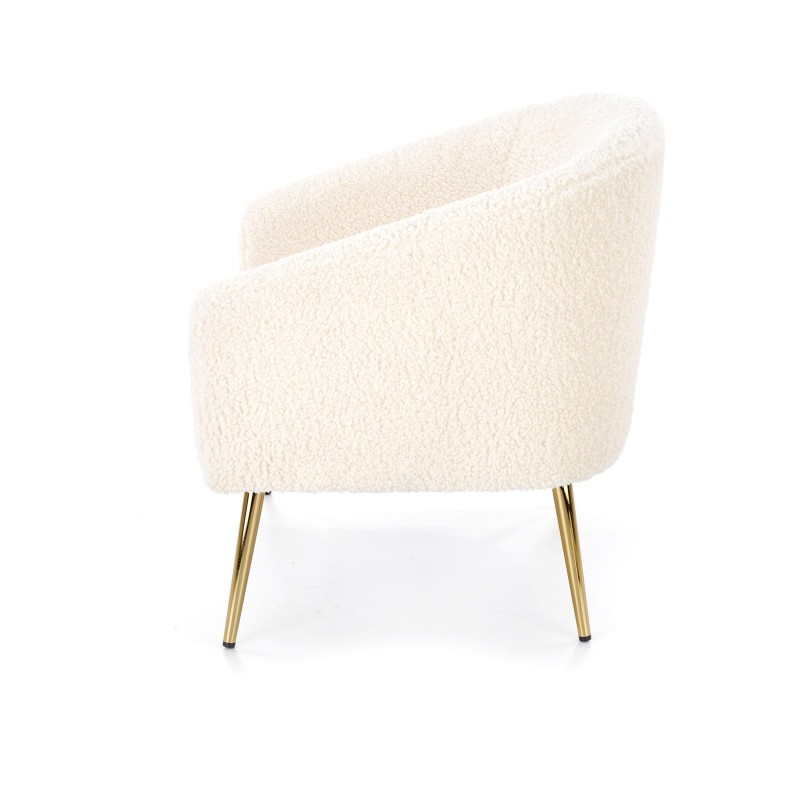 'GRIFON Cream / Gold Relaxation Armchair' 'GRIFON Cream / Gold Relaxation Armchair'