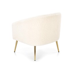'GRIFON Cream / Gold Relaxation Armchair' 'GRIFON Cream / Gold Relaxation Armchair'