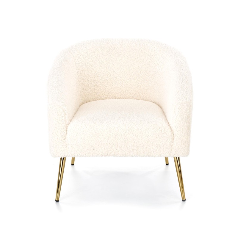 'GRIFON Cream / Gold Relaxation Armchair' 'GRIFON Cream / Gold Relaxation Armchair'