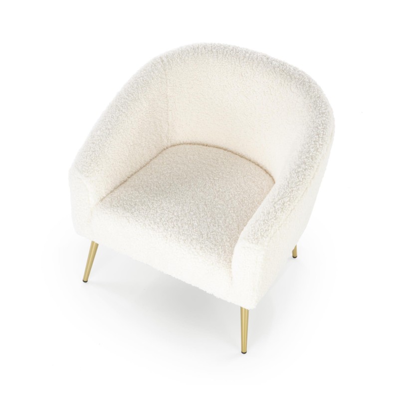 'GRIFON Cream / Gold Relaxation Armchair' 'GRIFON Cream / Gold Relaxation Armchair'