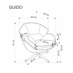 'GUIDO Relaxation Armchair in Ash Grey' 'GUIDO Relaxation Armchair in Ash Grey'