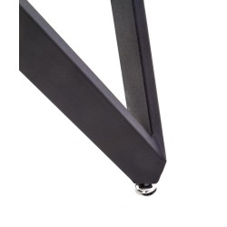 'GUSTIMO Round Table, Top - Ash Grey Marble, Frame - Black' 'GUSTIMO Round Table, Top - Ash Grey Marble, Frame - Black'