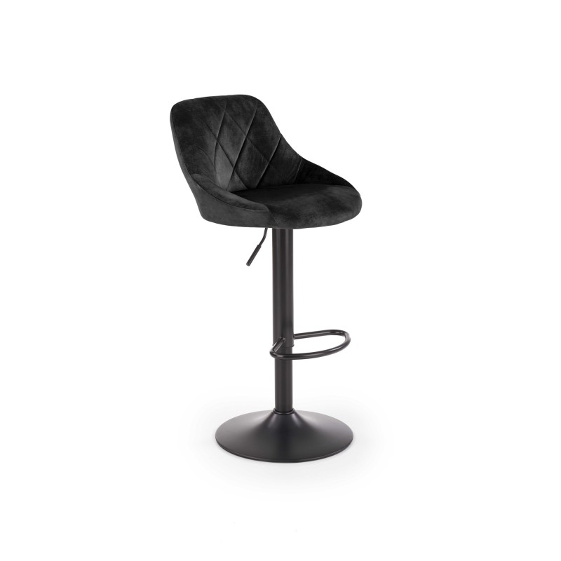 'H101 Black Bar Stool'