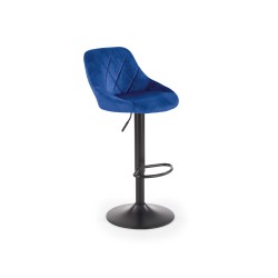 'H101 Navy Blue Bar Stool'