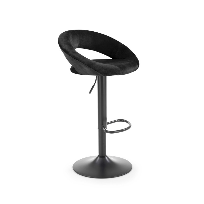 'H102 Black Bar Stool'