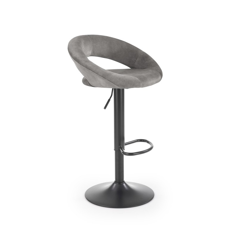 'H102 Ash Gray Bar Stool'