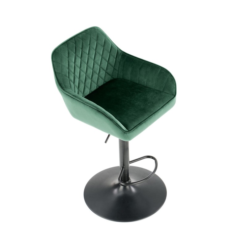 'H103 Dark Green Bar Stool' 'H103 Dark Green Bar Stool'