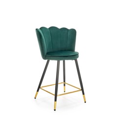 'H106 Dark Green Bar Stool'