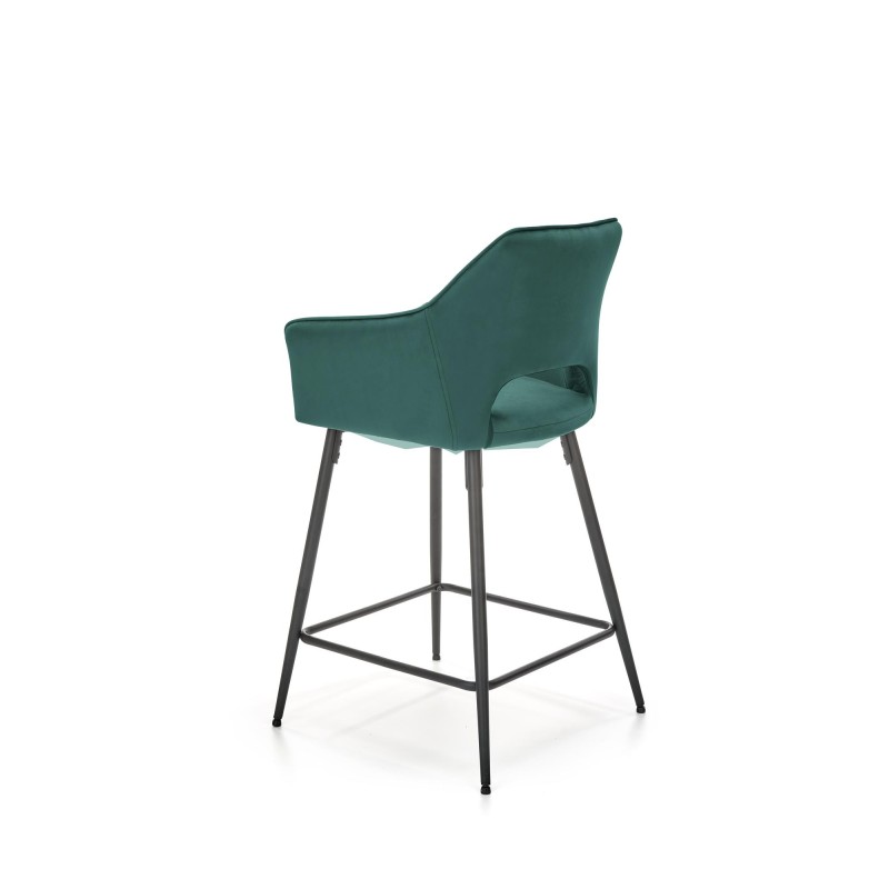 'H107 Dark Green Bar Stool' 'H107 Dark Green Bar Stool'