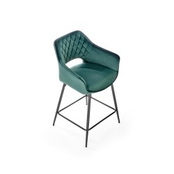 'H107 Dark Green Bar Stool' 'H107 Dark Green Bar Stool'