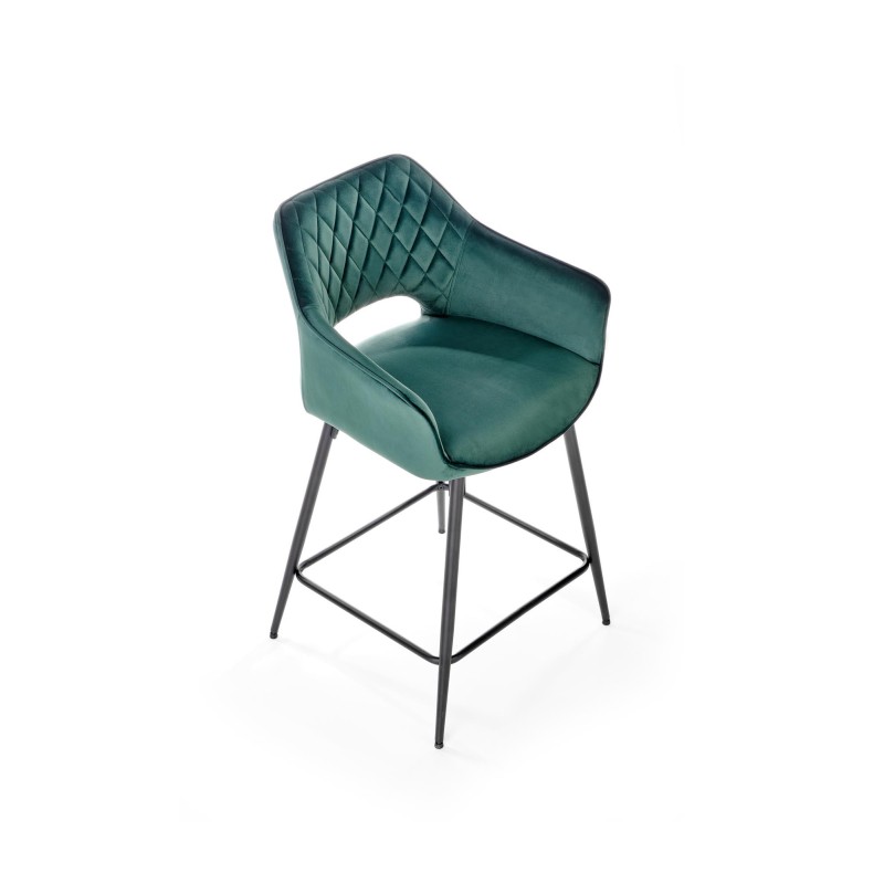 'H107 Dark Green Bar Stool' 'H107 Dark Green Bar Stool'