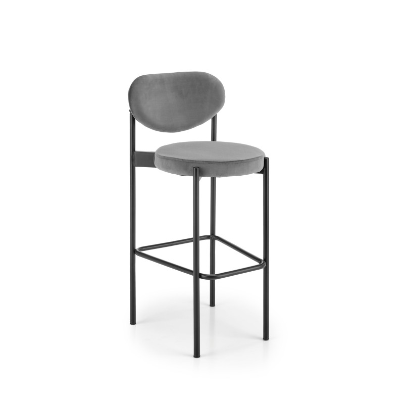 'H108 Ash Gray Bar Stool'