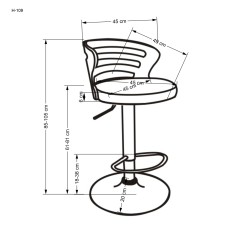H109 hoker kremowy / orzechowy (1p 1szt) H109 hoker kremowy / orzechowy (1p 1szt)