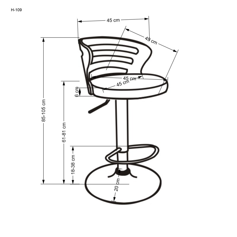 H109 hoker kremowy / orzechowy (1p 1szt) H109 hoker kremowy / orzechowy (1p 1szt)