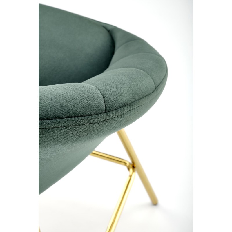 'H112 Dark Green / Gold Bar Stool' 'H112 Dark Green / Gold Bar Stool'