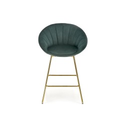 'H112 Dark Green / Gold Bar Stool' 'H112 Dark Green / Gold Bar Stool'