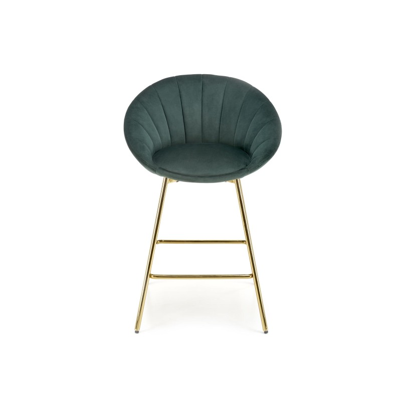 'H112 Dark Green / Gold Bar Stool' 'H112 Dark Green / Gold Bar Stool'