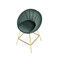 'H112 Dark Green / Gold Bar Stool' 'H112 Dark Green / Gold Bar Stool'