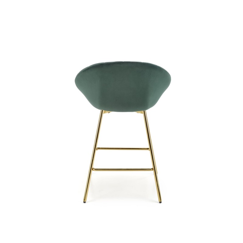 'H112 Dark Green / Gold Bar Stool' 'H112 Dark Green / Gold Bar Stool'
