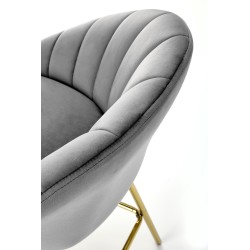 'H112 Ash Grey / Gold Bar Stool' 'H112 Ash Grey / Gold Bar Stool'