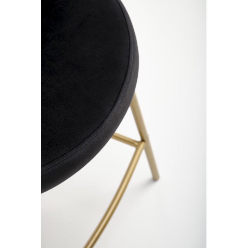 'H113 Black / White Bar Stool' 'H113 Black / White Bar Stool'