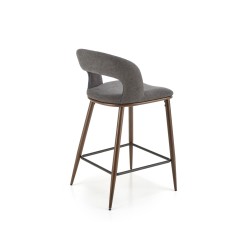 'H114 Ash Gray / Walnut Bar Stool' 'H114 Ash Gray / Walnut Bar Stool'