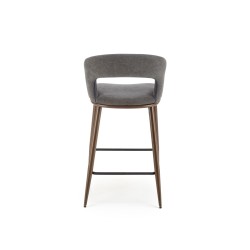 'H114 Ash Gray / Walnut Bar Stool' 'H114 Ash Gray / Walnut Bar Stool'
