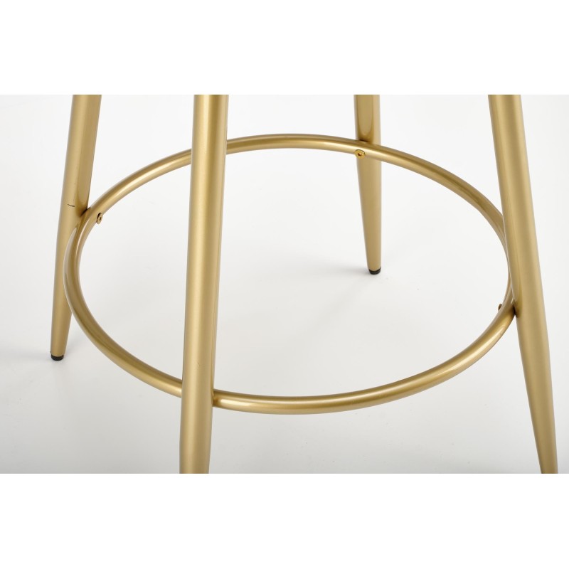 'H115 Black / Gold Bar Stool' 'H115 Black / Gold Bar Stool'