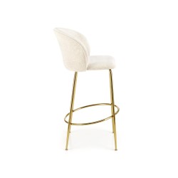 'H116 Cream / Gold Bar Stool' 'H116 Cream / Gold Bar Stool'