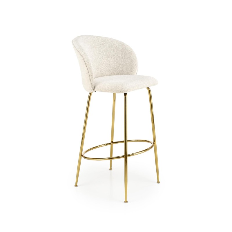 'H116 Cream / Gold Bar Stool' 'H116 Cream / Gold Bar Stool'