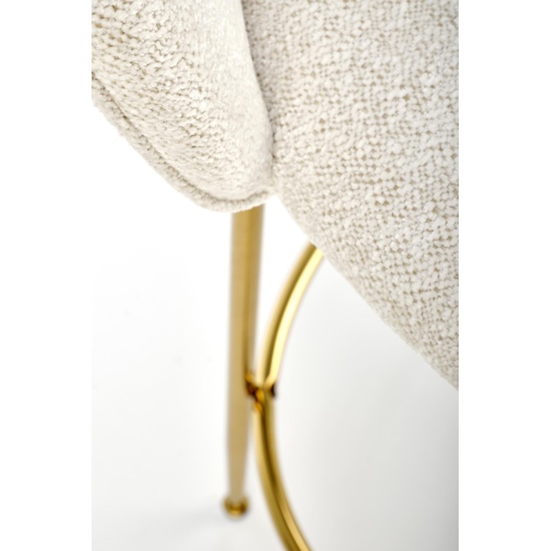 'H116 Cream / Gold Bar Stool' 'H116 Cream / Gold Bar Stool'