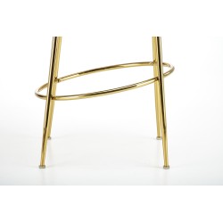 'H116 Ash Grey / Gold Bar Stool' 'H116 Ash Grey / Gold Bar Stool'
