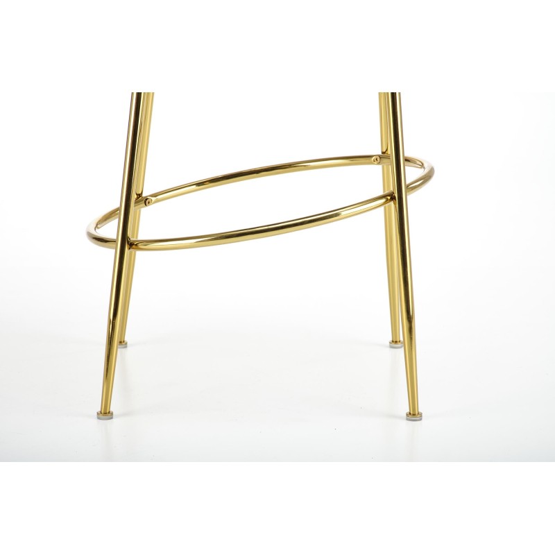 'H116 Ash Grey / Gold Bar Stool' 'H116 Ash Grey / Gold Bar Stool'