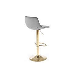 'H120 Bar Stool with Gold Legs and Dark Ash Seat' 'H120 Bar Stool with Gold Legs and Dark Ash Seat'