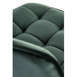 'H120 Bar Stool with Gold Legs and Dark Green Seat' 'H120 Bar Stool with Gold Legs and Dark Green Seat'
