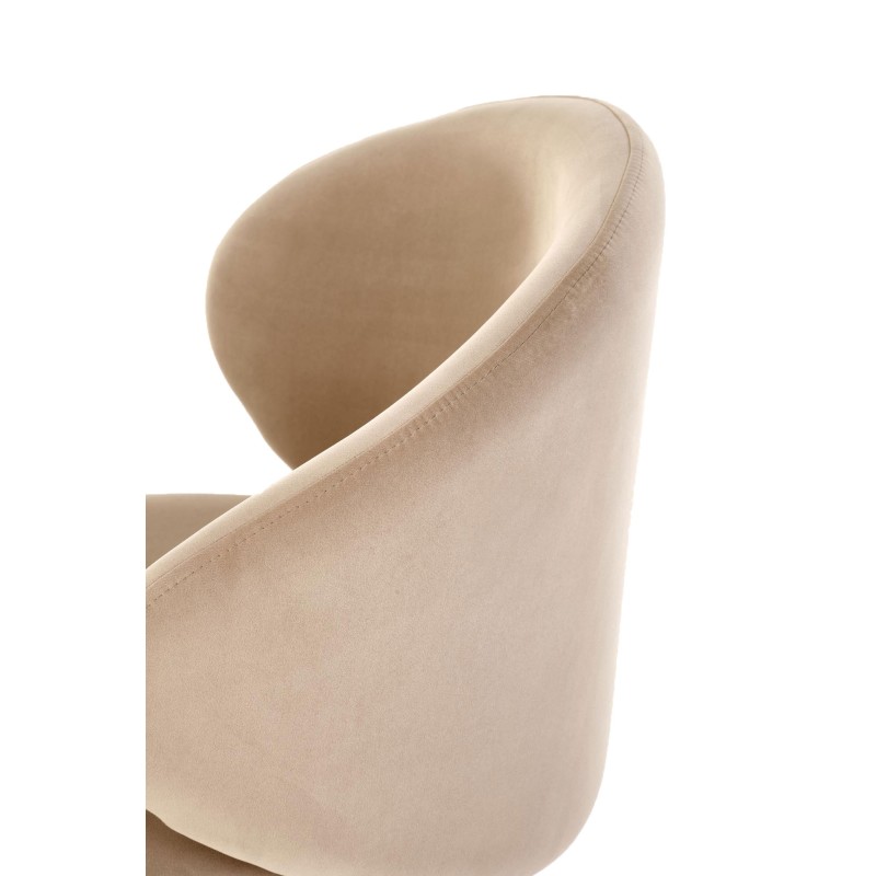 'H121 Bar Stool - Black Legs, Beige Seat' 'H121 Bar Stool - Black Legs, Beige Seat'