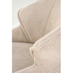 'H122 Bar Stool Legs - Black, Seat - Beige' 'H122 Bar Stool Legs - Black, Seat - Beige'