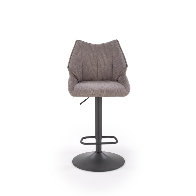 'H122 Bar Stool - Black Legs, Ash Grey Seat' 'H122 Bar Stool - Black Legs, Ash Grey Seat'