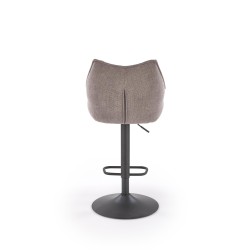 'H122 Bar Stool - Black Legs, Ash Grey Seat' 'H122 Bar Stool - Black Legs, Ash Grey Seat'