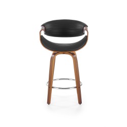 'H123 Black / Walnut Bar Stool' 'H123 Black / Walnut Bar Stool'