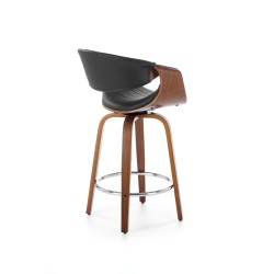 'H123 Black / Walnut Bar Stool' 'H123 Black / Walnut Bar Stool'